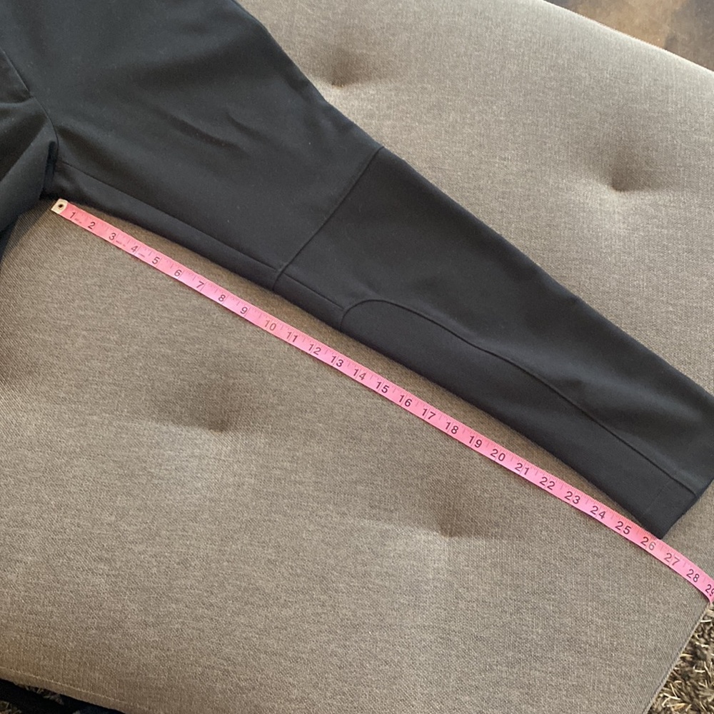 Tibi Black Riding Style Pants Ribbed Stretchy Panel Size 4 - Picture 7 of 14